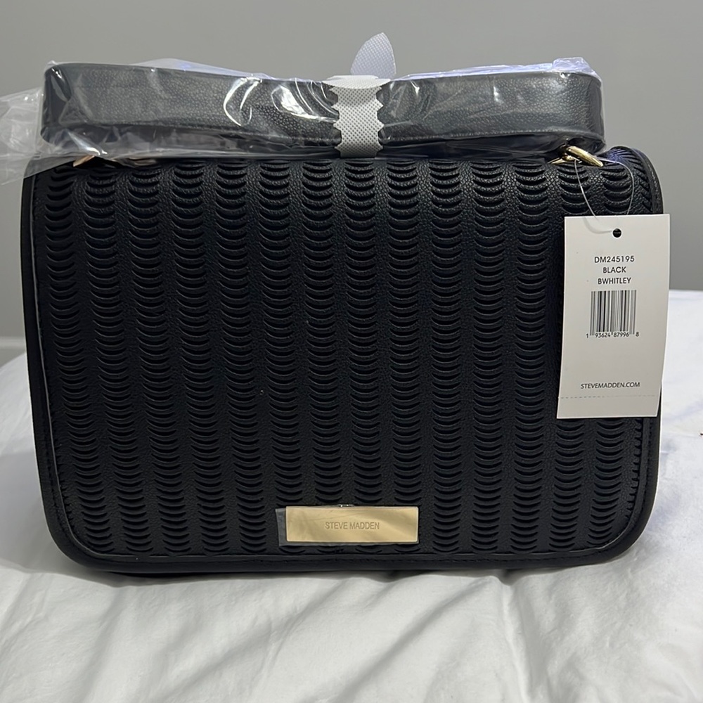 Steve Madden Black Crossbody Purse NWT
